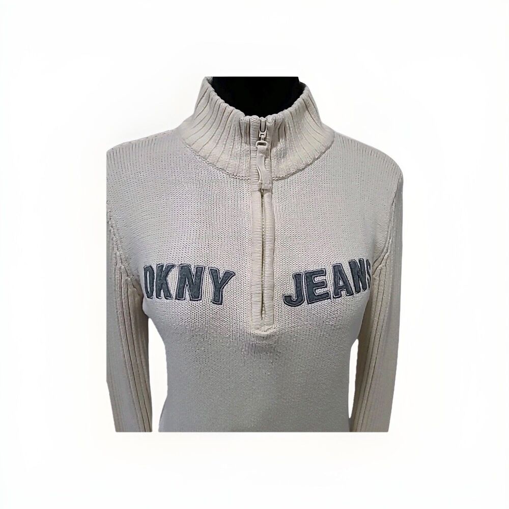 Dkny Women's Cream Sweater - Picture 3 of 12